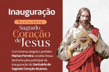 Santuário Sagrado Coração de Jesus será inaugurado sexta-feira, 13 de janeiro  Limoeiro de Anadia.