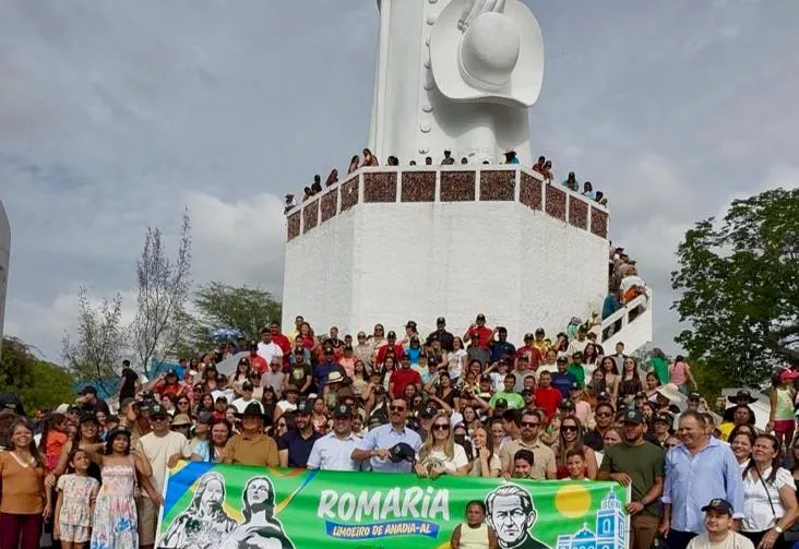 Romaria à Juazeiro do Norte reúne mais de 2 mil fiéis e se consolida como uma das maiores de AL
