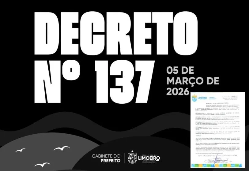 Prefeitura decreta luto oficial de três dias pelo falecimento do empresário Antônio Marinho