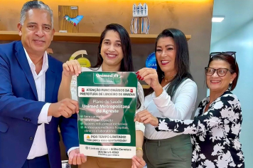 Prefeitura firma convênio com a Unimed e garante mais saúde e bem-estar aos servidores